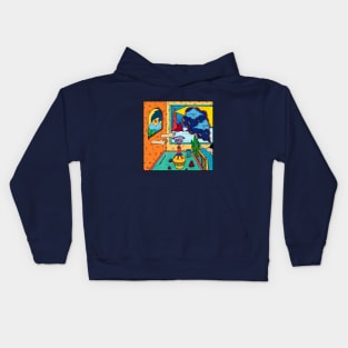 Contemplation room Kids Hoodie